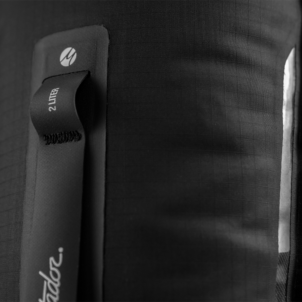 Close up view of Dry Bag material and Hypalon handle