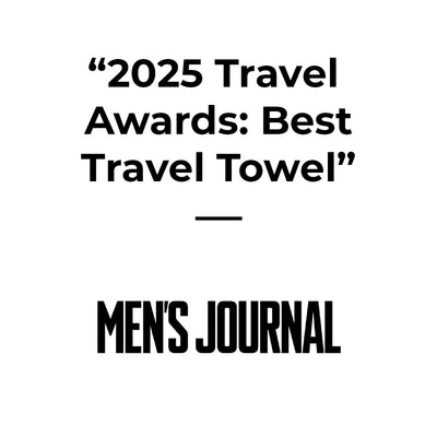 "2025 Travel Awards: Best Travel Towel" -Men's Journal