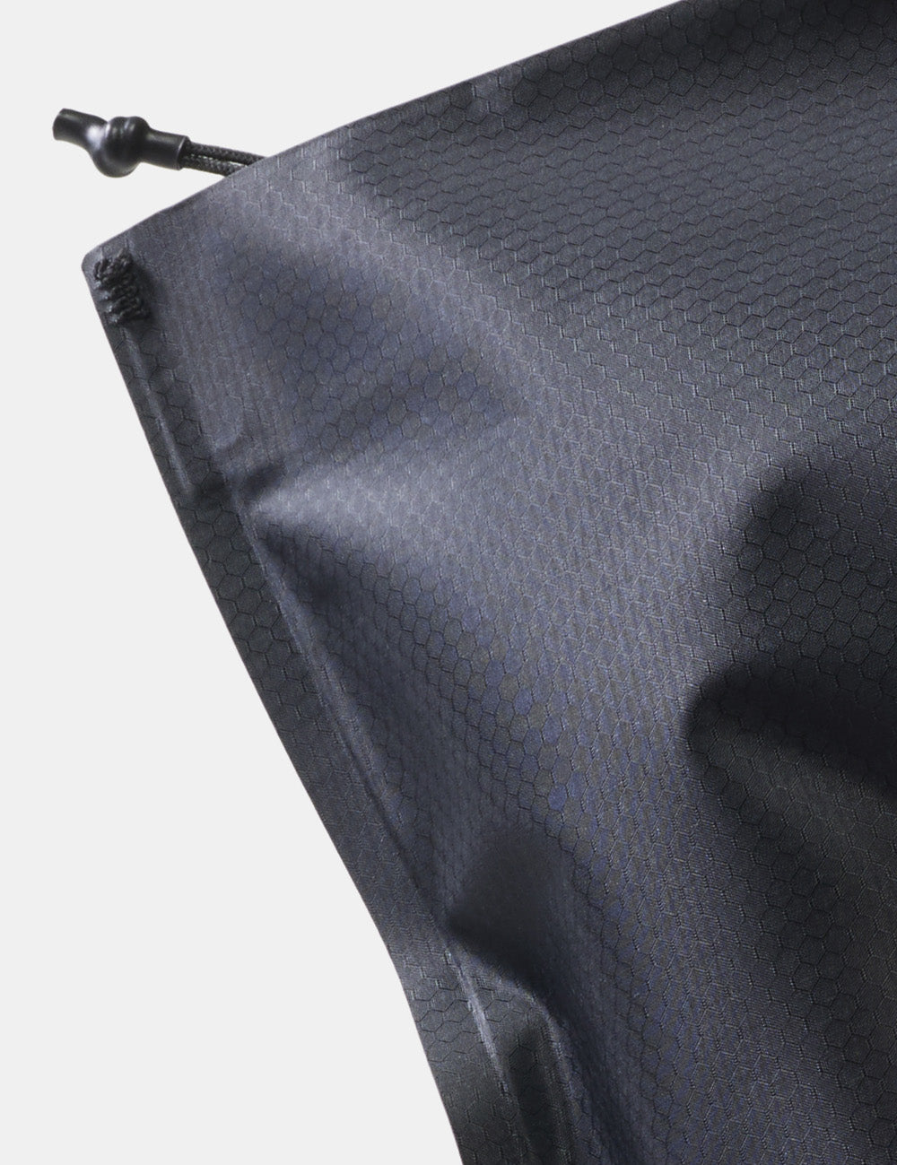 close up view of welded seams of toiletry case