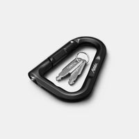 Matte Black BetaLock and 2 keys on light gray background