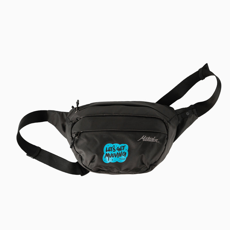 On-Grid Hip Pack with blue 