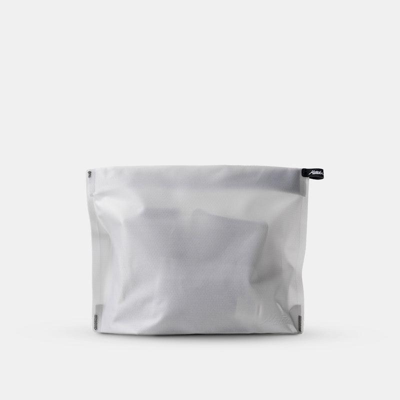 white Flatpack zipper case on white background