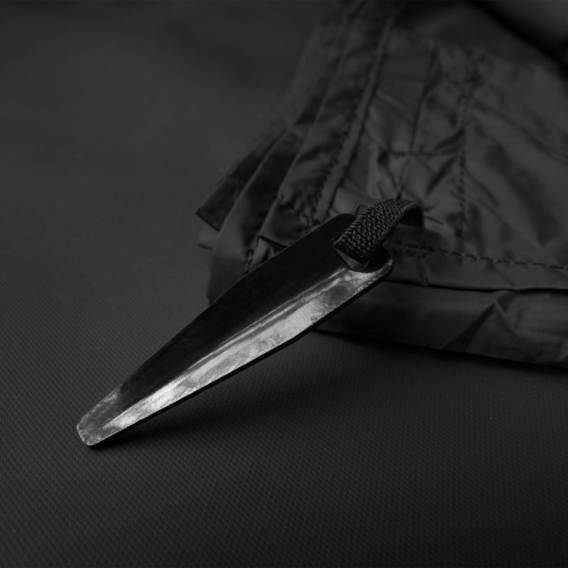 Close up view of Pocket Blanket ground stake
