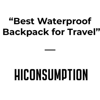 best waterproof backpack for travel -hiconsumption