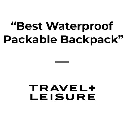 best waterproof packable backpack -travel+leisure