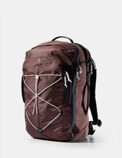 garnet backpack on a white background