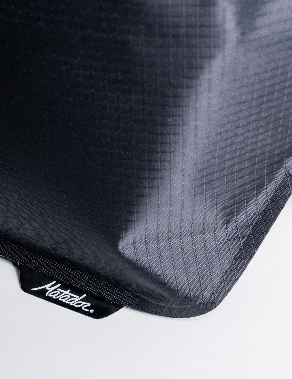 close up view of welded fabric seams