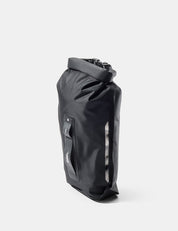 Black dry bag on a white background