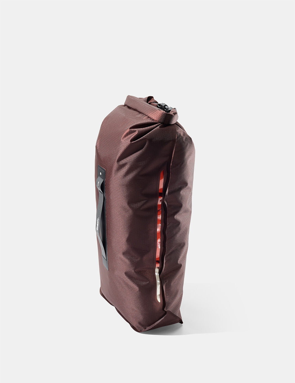garnet dry bag on a white background