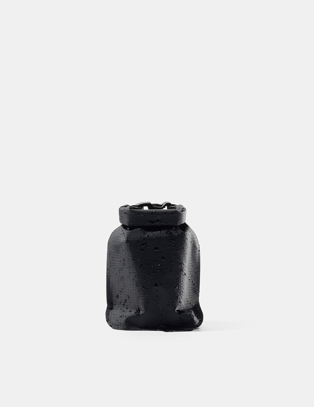 Black soap bar case on a white background