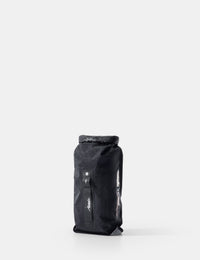 Black dry bag on a white background