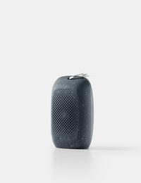 Dark gray towel case on a white background