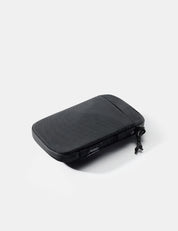 back view of travel wallet