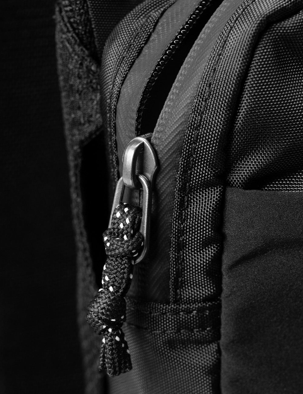 close up view of zipper