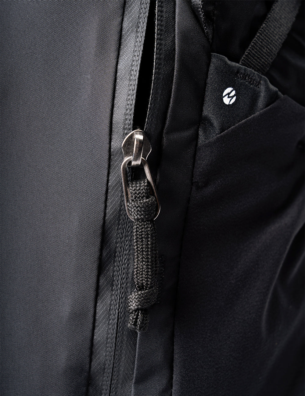 detail shot of zipper puller