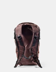 garnet backpack on a white background