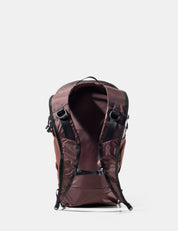 garnet backpack on a white background