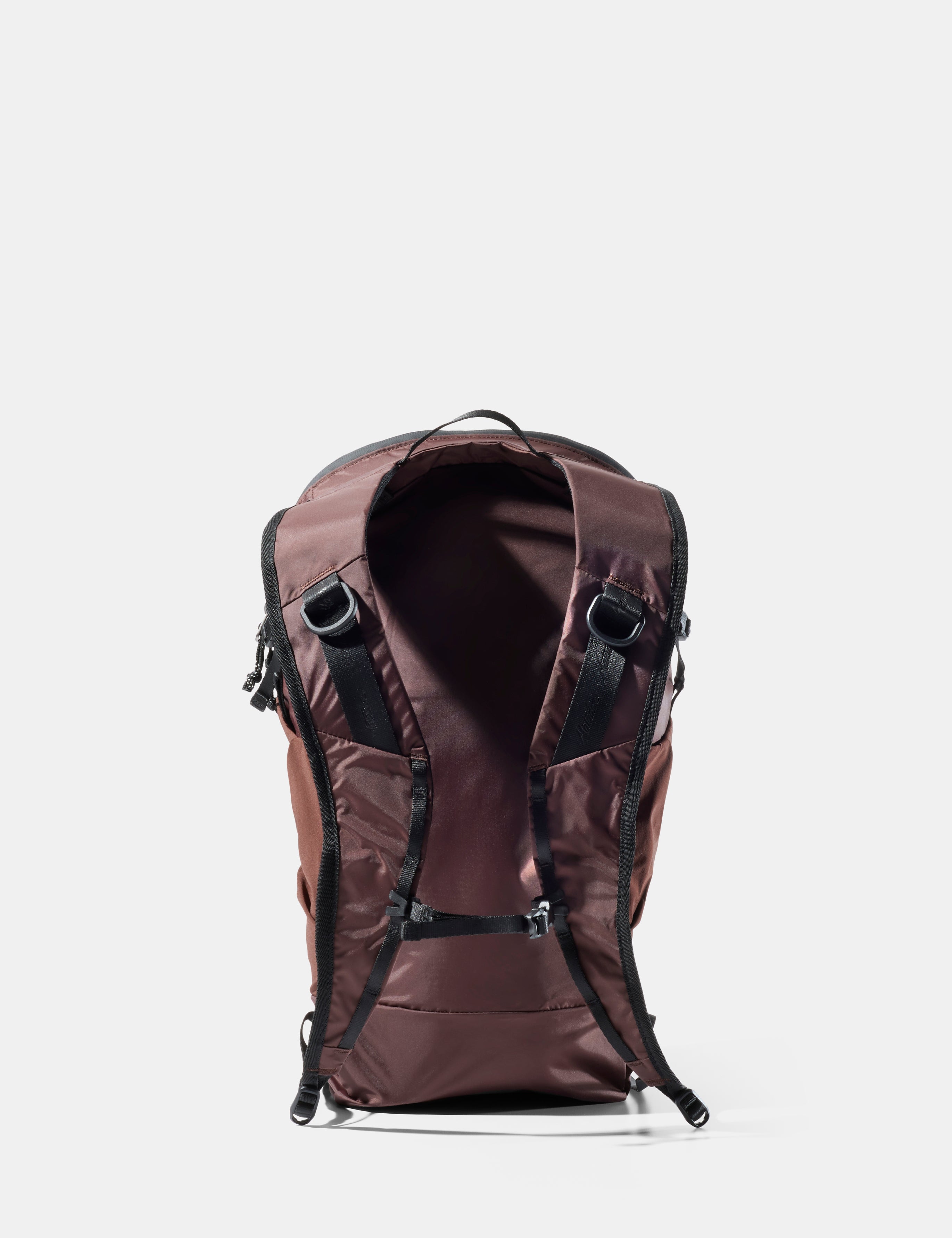garnet backpack on a white background
