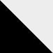 A minimalist graphic split diagonally into black and light gray sections.