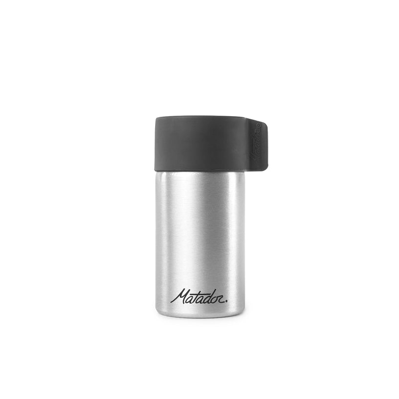 Front of canister on white background