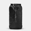 Front view of 8 liter dry bag on gray background