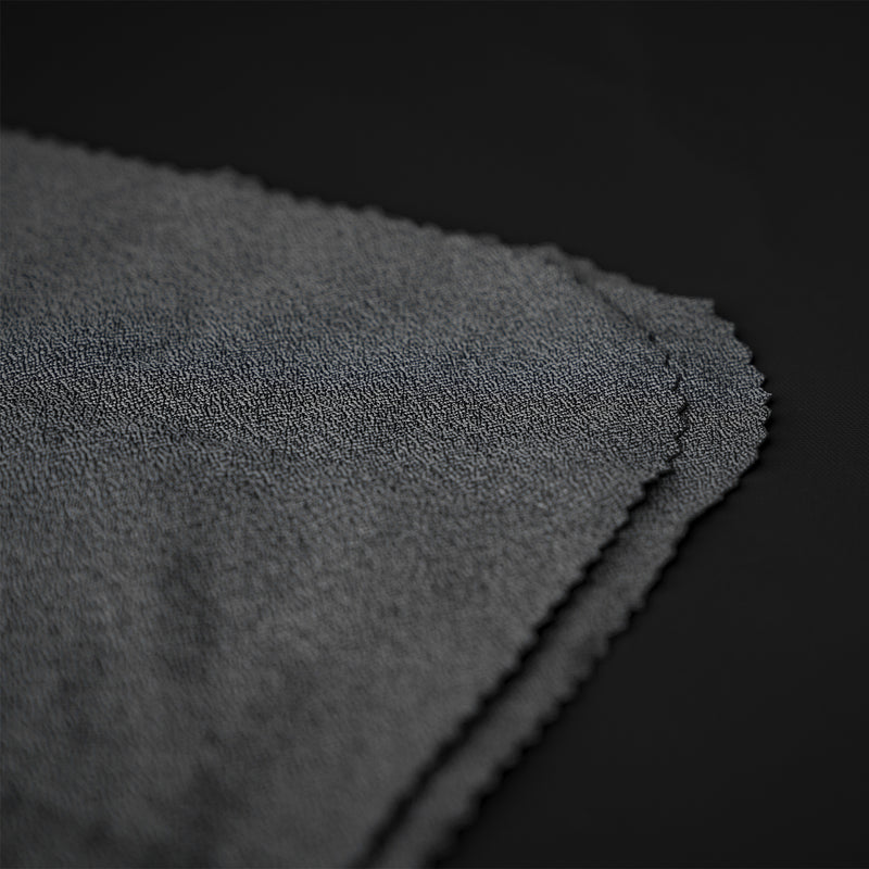 Close up view of towel edges
