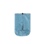 Front view of blue Droplet Stuff Sack on white background